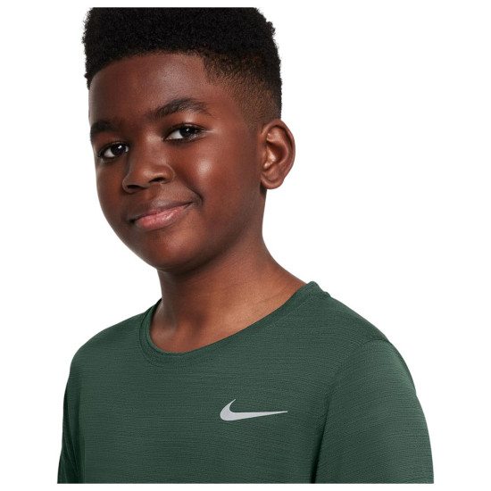 Nike Παιδική κοντομάνικη μπλούζα Dri-FIT Miler Nike Παιδική κοντομάνικη μπλούζα Dri-FIT Miler